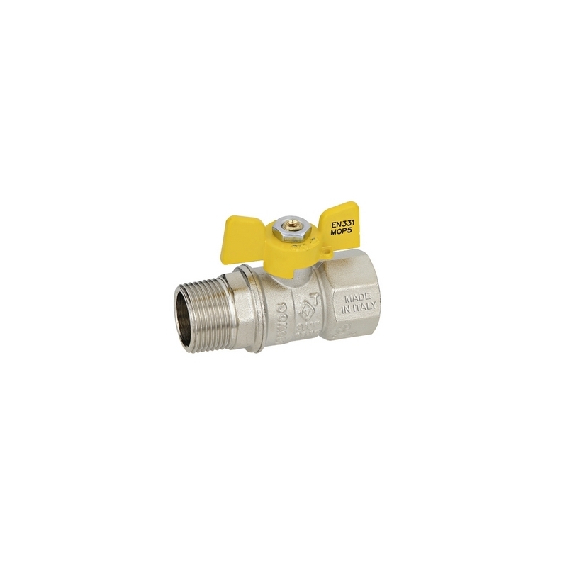 Valvola A Sfera Gas Mf A Farfalla Mod. Dakota - 3/4" Dn 15 424-701-05