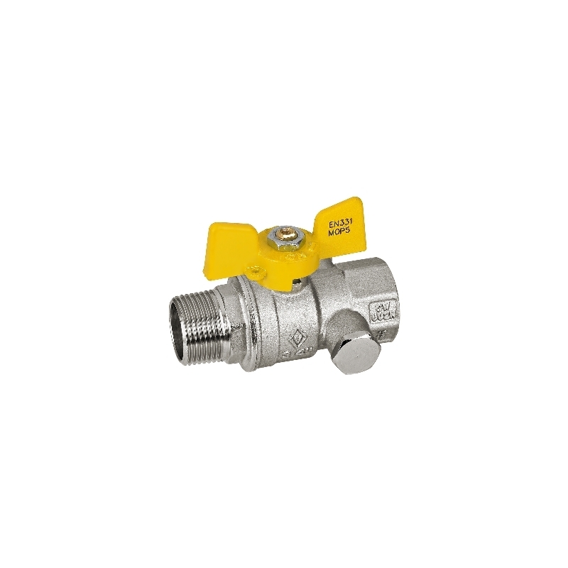 Valvola A Sfera Per Gas Mf Con Presa Di Pressione - 3/4" Dn 20 424-9013-05
