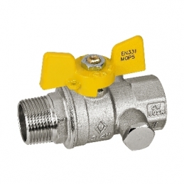 Valvola A Sfera Per Gas Mf Con Presa Di Pressione - 1" Dn 25 424-9013-06
