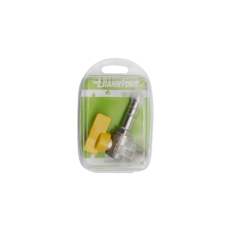 Rubinetto A Sfera Gas Squadra M Blister - 1/2 X 14 Metano 424-906Y-04M