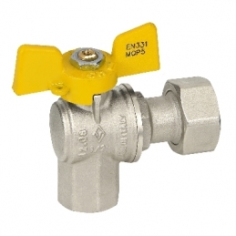 Valvola A Sfera Gas Femmina / Dado Mobile - 3/4" X 3/4" Dn 15 424-9106-05