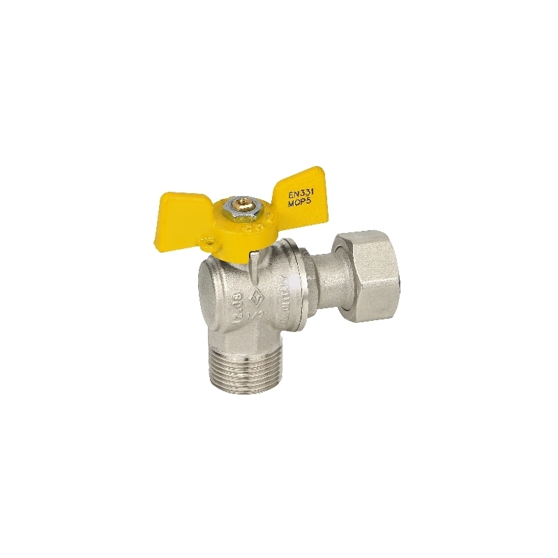Valvola A Sfera Gas Maschio / Dado Mobile - 3/4" X 3/4" Dn 15 424-9107-05