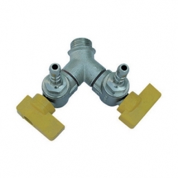 Bolla Maschio 2 Rubinetti A Squadra - 1/2 X 13 Metano Dn 15 424-914-M