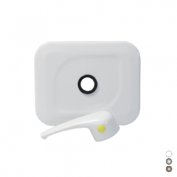 Rosone Con Leva Per Valvola Gas A Incasso - Metallizzato 1/2 424-931-M