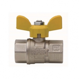 Valvola A Sfera Per Gas A Passaggio Totale Fil Ff Con Farfalla - 1/2" Dn 15 424-R6275-04