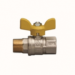 Valvola A Sfera Per Gas A Passaggio Totale Fil. Mf Con Farfalla - 1/2" Dn 15 424-R6276-04