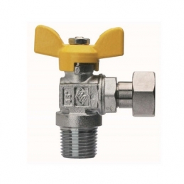 Valvola A Sfera Per Gas A Squadra Fil Maschio Con Girello - 3/4" X 3/4" Dn 20 424-R9089-05