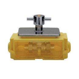Valvola A Sfera Gas Con Scatola Ispezionabile Con Maniglia - Diam. 14 424-R9380-14