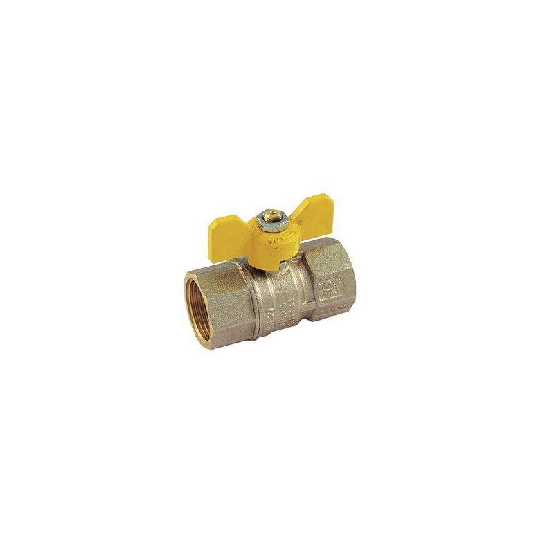 Valvola A Sfera Per Gas Ff Con Leva Farfalla - 1" Dn 23,5 424-T2370G-06
