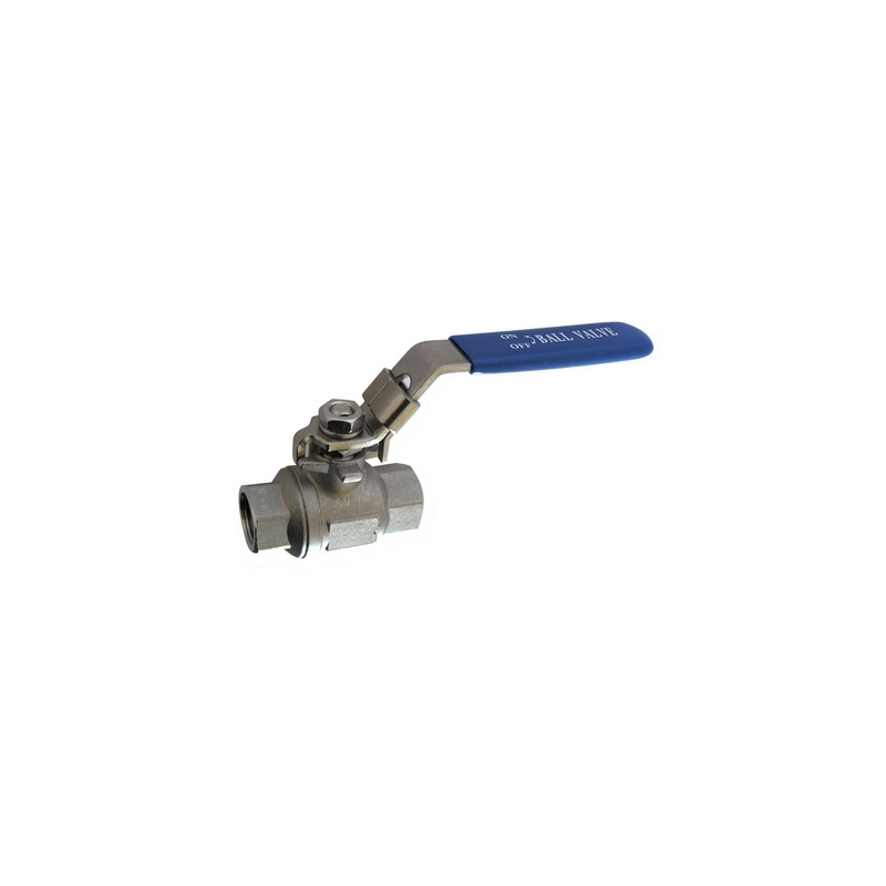 Valvola A Sfera Ff Con Leva Acciaio Inox - 1" 342-A910-06