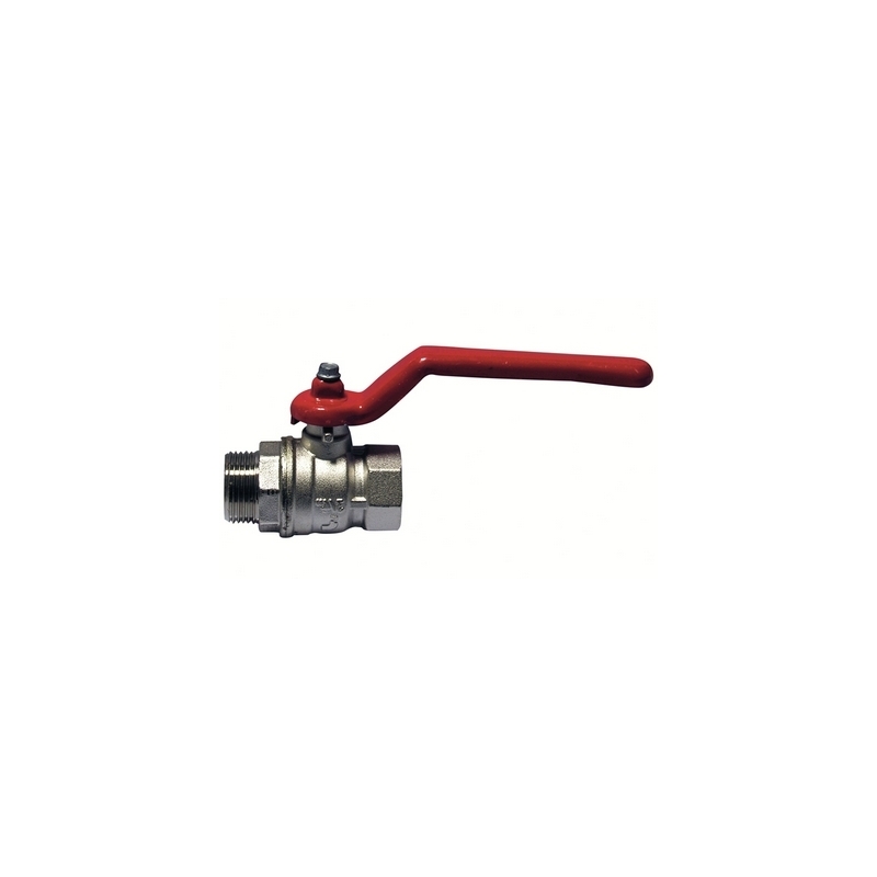 Valvola A Sfera Mf Con Leva Rossa - 1" (dn 25) 30 Bar / 435 Psi 354-100R-06