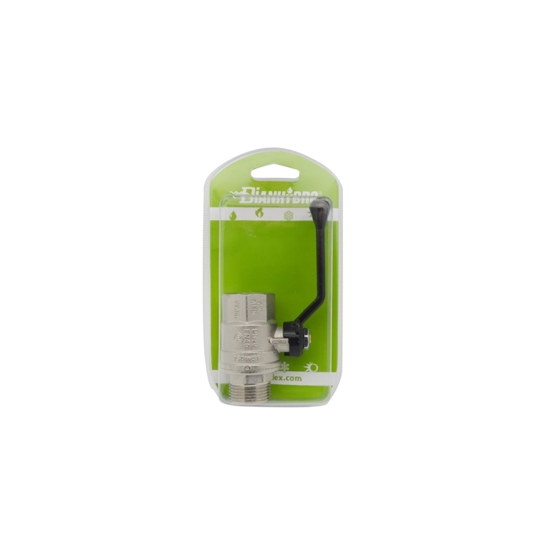 Valvola A Sfera Mf Con Leva Blister - 3/4 Dn 20 Pn 40 354-100Y-05