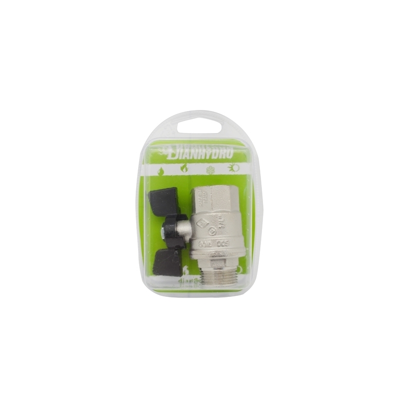 Valvola A Sfera Mf Con Farfalla Blister - 3/4" Dn 20 Pn 40 354-103Y-05