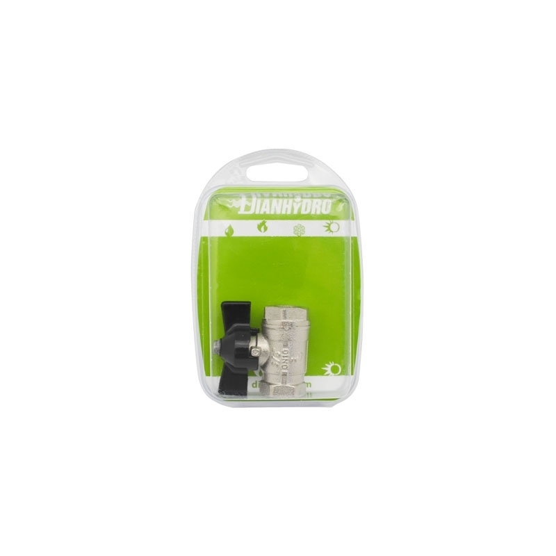 Valvola A Sfera Ff Con Farfalla Blister - 3/8" Dn 10 Pn 64 354-104Y-03