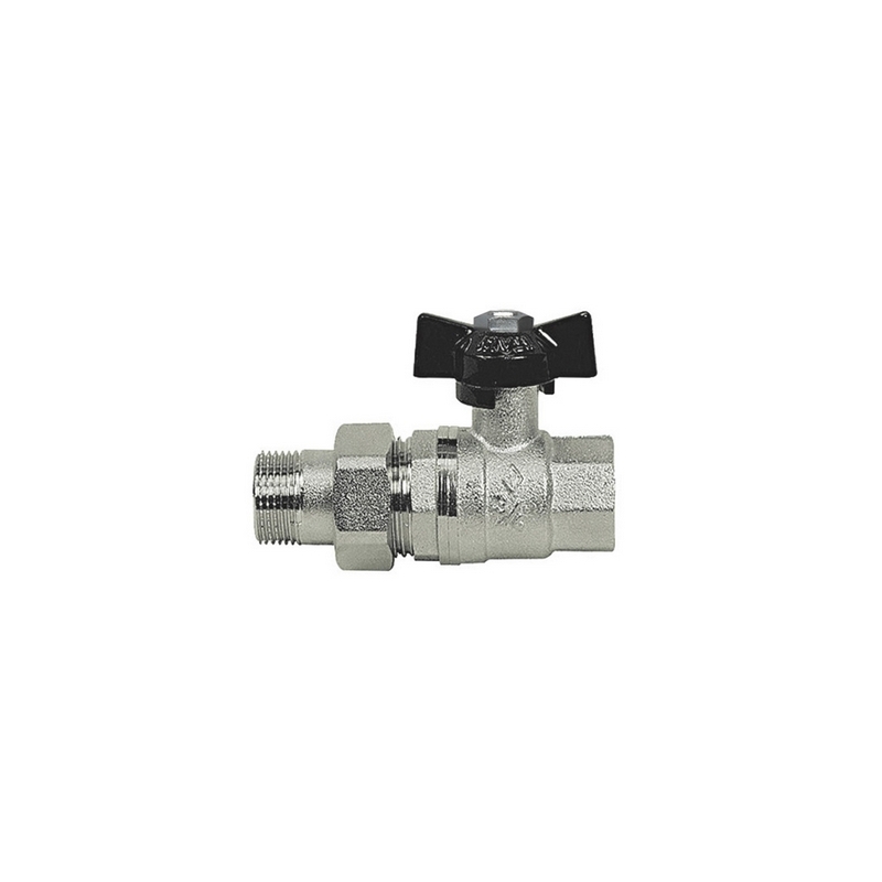 Valvola A Sfera Mf Con Bocchettone A Farfalla - 1/2'' Dn 15 Pn 64 354-105-04