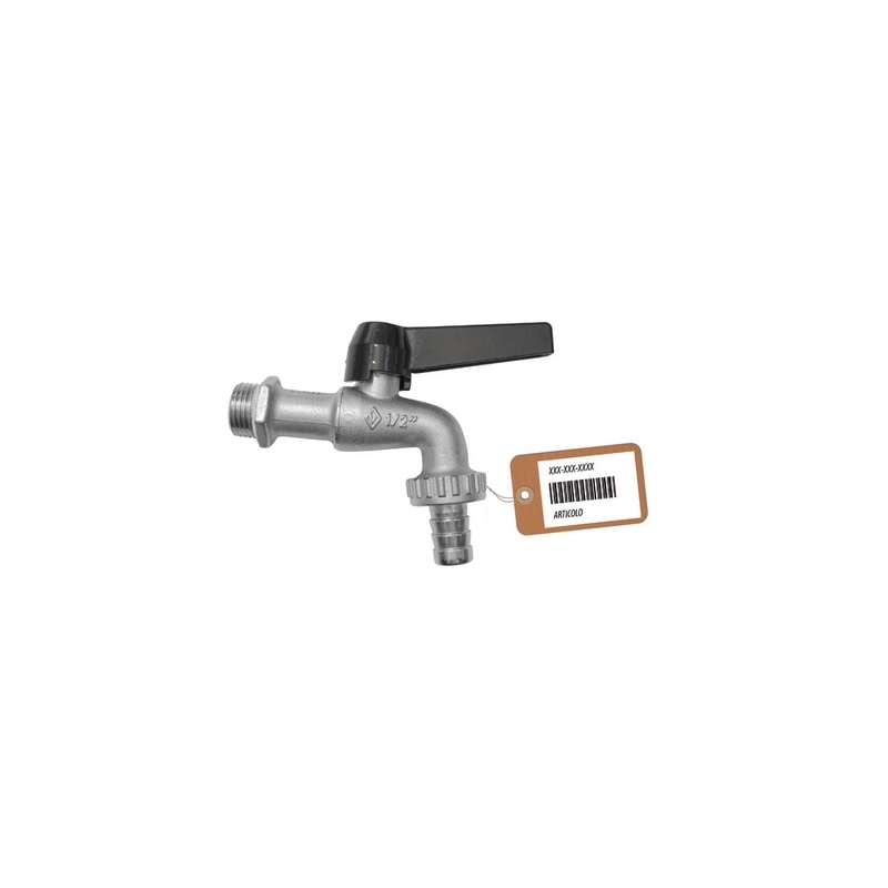 Rubinetto A Sfera Con Portagomma F-brico - 1/2" Dn 10 Pn 16 354-140F-04