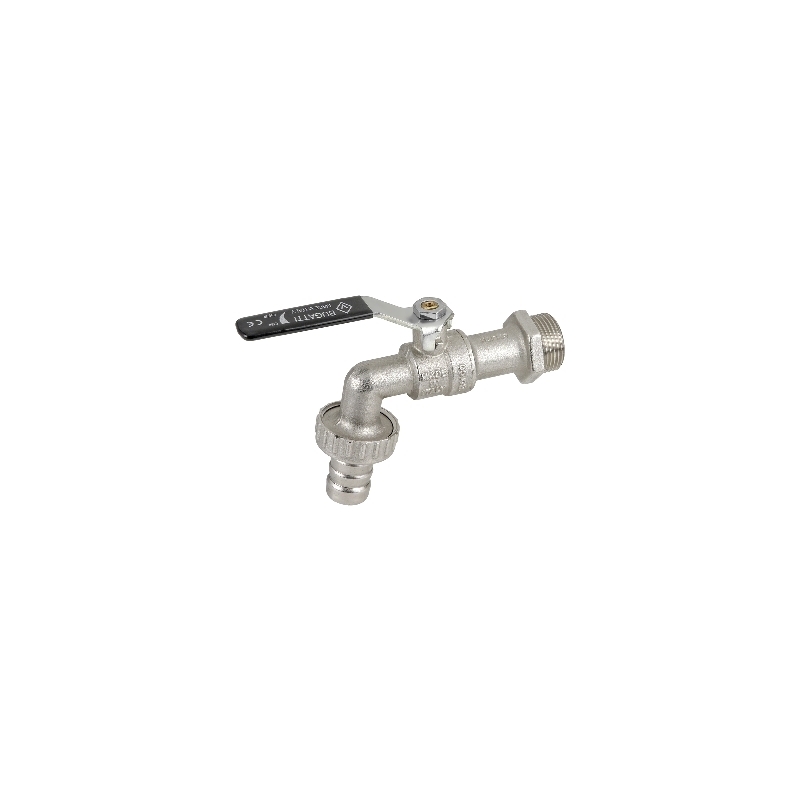 Rubinetto Leggero Con Portagomma Leva Acciaio - 3/4'' Dn 14 Pn 16 354-1463-05