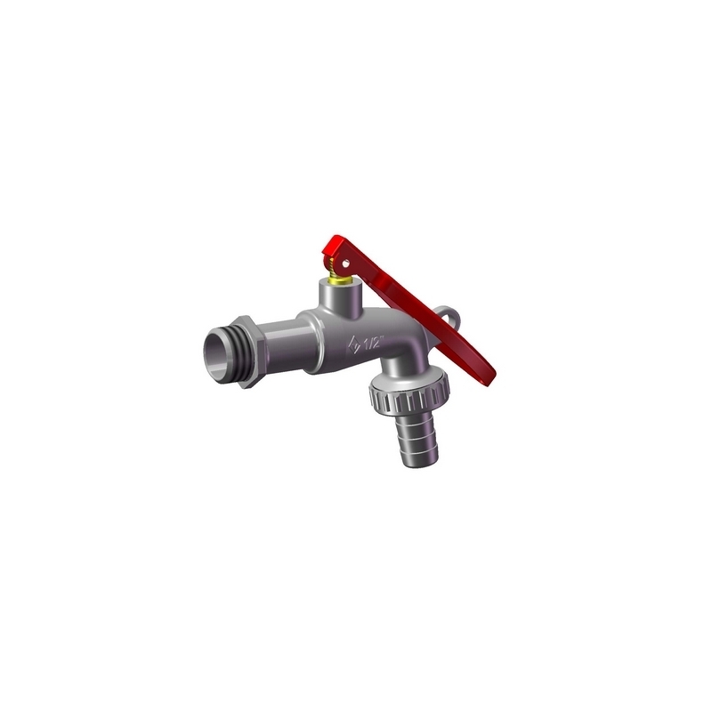 Rubinetto Portagomma Lucchettabile - 1/2'' Dn 10 Pn 16 354-147-04