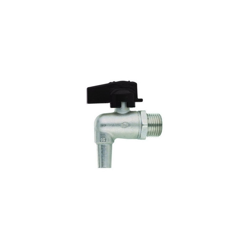 Rubinetto A Sfera A Squadra Per Olio Con Levetta Nera - 1/2" Dn 10 Pn 10 354-5003-04