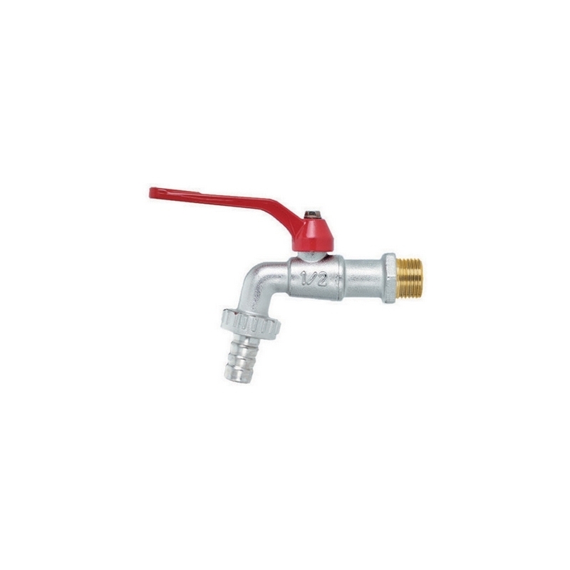Rubinetto A Sfera Con Portagomma E Leva Rossa - 3/4" F-brico 354-5010-F05
