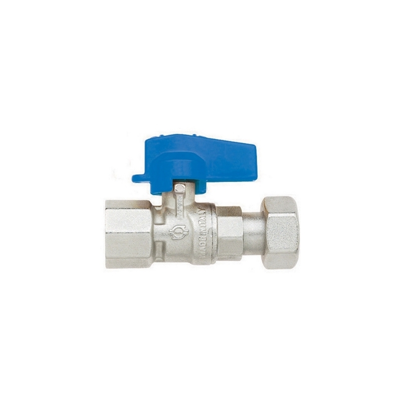 Rubinetto A Sfera Diritto Femmina-girello Femmina - 1/2" X 1/2" Dn 10 Pn 10 354-5050-04