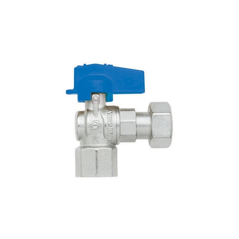 Rubinetto A Sfera Squadra Femmina - Dado Girevole Femmina - 1/2" X 1/2" Dn 10 Pn 10 354-5052-04
