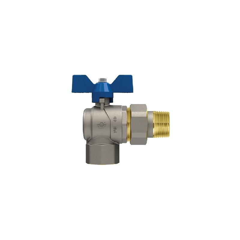 Valvola A Sfera P.t. Con Farfalla A Squadra Evolution Femmina-bocchett - 1" X 1" Dn 25 Pn 30 354-5110-06