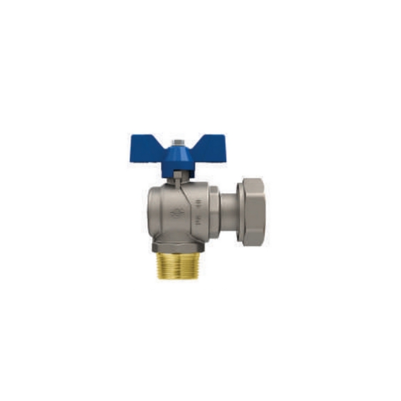Valvola A Sfera Con Farfalla A Squadra Evolution Maschio Dado Girevole - 3/4" X 1" Dn 20 Pn 40 354-5112-0506