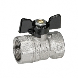 Valvola A Sfera Ff Con Farfalla - 3/4" Dn 20 Pn 25 354-A602-05