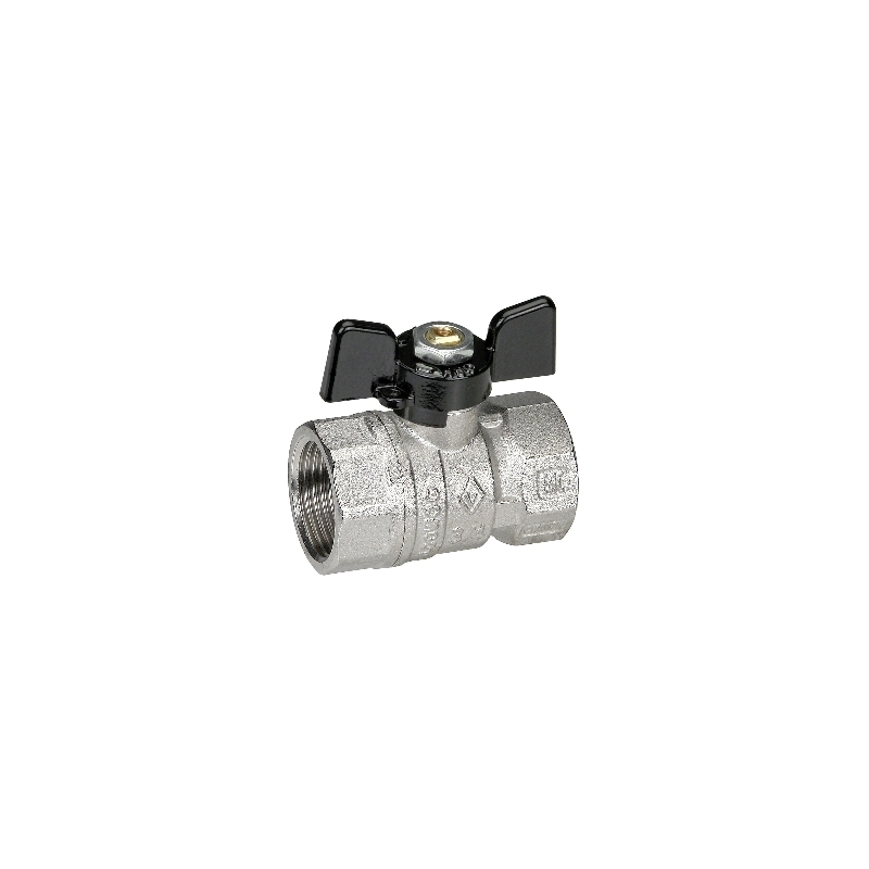 Valvola A Sfera Ff Con Farfalla - 3/4" Dn 20 Pn 25 354-A602-05