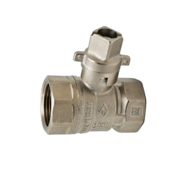 Valvola A Sfera Ff Quadro Piombabile - 3/4" Dn 20 Pn 25 354-A604-05