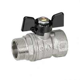 Valvola A Sfera Mf Con Farfalla - 1"1/4 Dn 32 Pn 20 354-A607-07