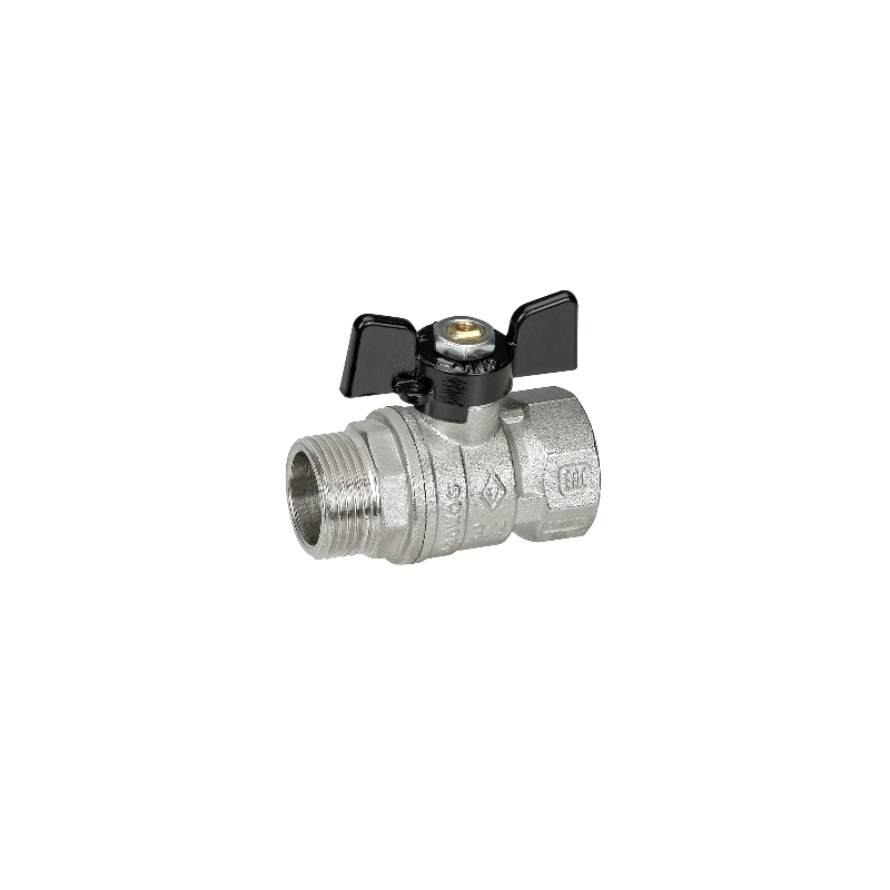 Valvola A Sfera Mf Con Farfalla - 1"1/4 Dn 32 Pn 20 354-A607-07
