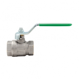 Valvola A Sfera Ideal Dvgw Ff Con Leva Piatta Passaggio Totale - 1"1/4 (dn 32) 30 Bar / 435 Psi 354-E290P-07