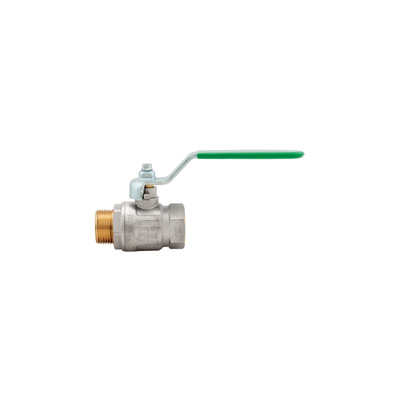 Valvola A Sfera Ideal Dvgw Mf Con Leva Piatta Passaggio Totale - 3/4" (dn 20) 40 Bar / 580 Psi 354-E291P-05