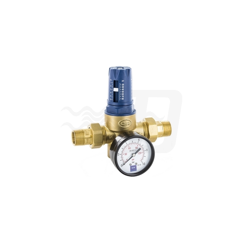 Riduttore Di Pressione A Membrana Twist Pn 25 C/manometro - 1" 354-1893-06
