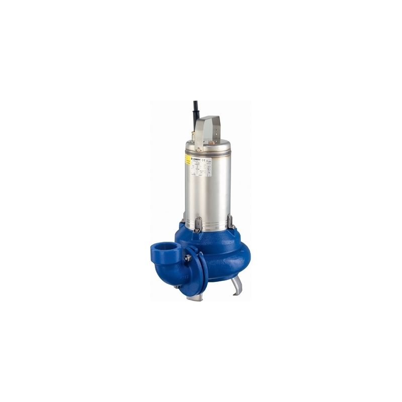 Elettropompa Sommersa Serie Domo Per Acque Sporche Trifase - Kw 1,5 Hp 2,00 Trifase 355-DL-V115A