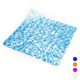 Tappeto Antiscivolo Per Doccia Mod. Lux Cm 52x52 - Blu 111-2120-BL