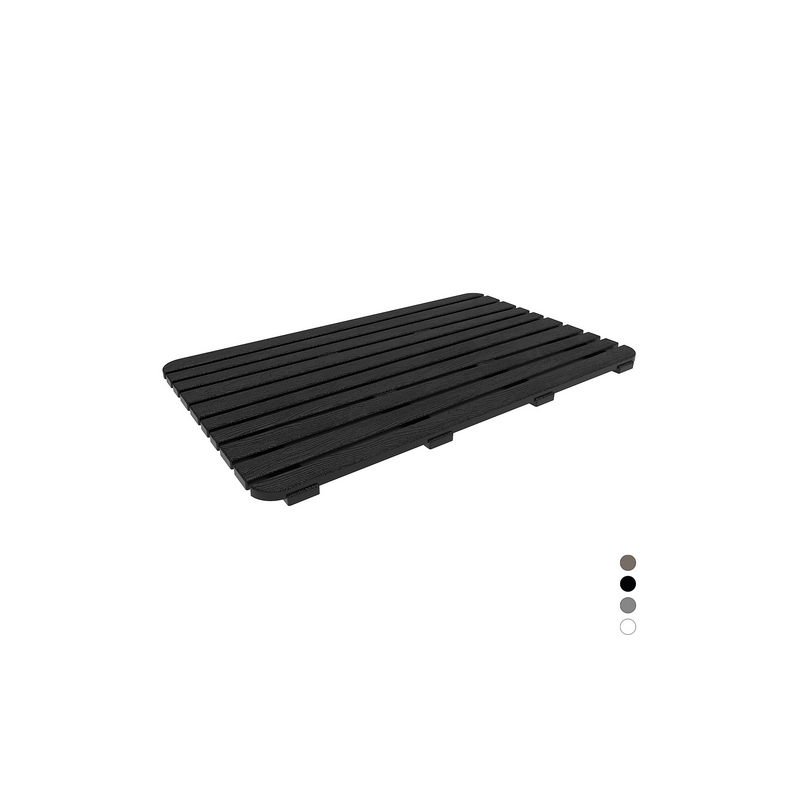 Pedana Doccia Woody Cm 80x50 - Nera 111-2160-NE