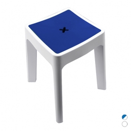 Sgabello Contenitore Modello Keope Metaform - Bianco 122-CA90-002