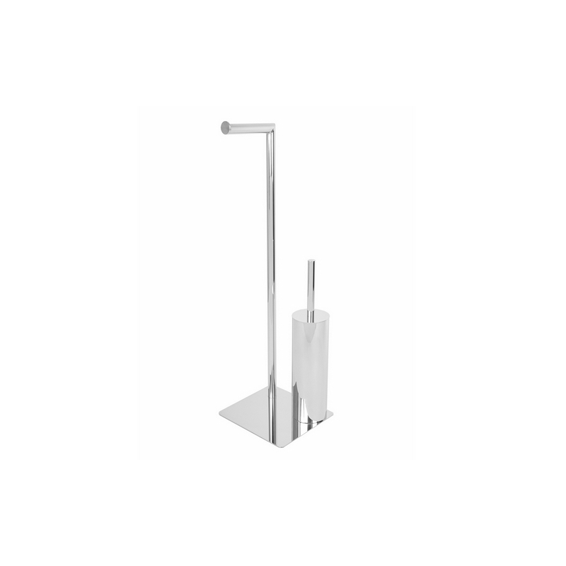 Piantana Porta Scopino Poseidon - Cromo Cm 20 X H. 64,2 X 18 122-CA931-100