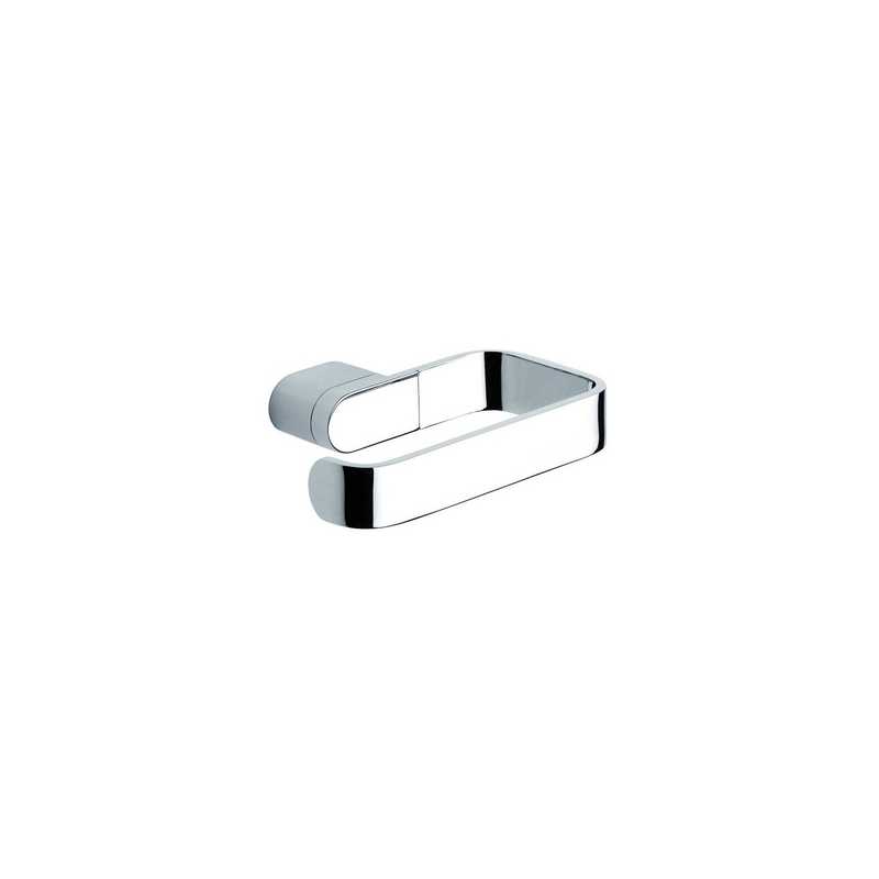 Porta Rotolo Carta Aperto Modello Mida Cromo Metaform - Cm 13.5 X H. 2.5 X 10.5 122-MA37-100