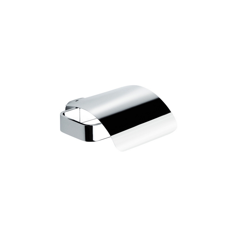 Porta Rotolo Carta Chiuso Modello Mida Cromo Metaform - Cm 13.5 X H. 6.5 X 14 122-MA38-100