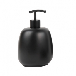 Dispenser Afra - Nero Opaco D. 10,5 X H.16,5 Cm 122-PF100-001