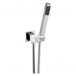 Presa Acqua Con Supporto In Ottone + Doccetta Panfilo + Flessibile - Cromo 110-1615