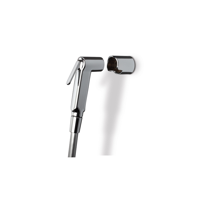 Kit Doccetta Shut-off Cromo + Flessibile + Supporto - - 110-1622