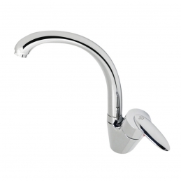 Monocomando Lavello Monoforo Canna Alta Como - Cromo 229-350003