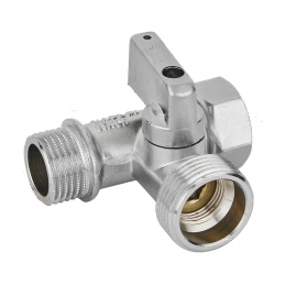 Rubinetto Lavatrice A Sfera A 3 Vie - 1/2 X 3/4 X 1/2 - Dn 8 240-918