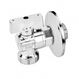 Rubinetto Lavatrice A Sfera Cromato - 1/2 X 3/4 - Dn 10 240-919