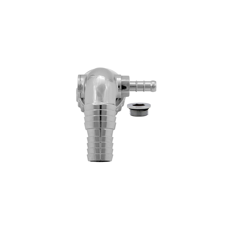 Curvetta Scarico Lavatrice Con Tappo E Att. Asciugatrice - 1" 240-921-06